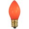 Northlight Opaque C7 Incandescent Christmas Replacement Bulbs - Orange - Pack of 25